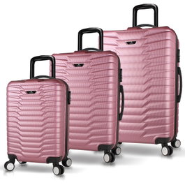 Zoozie Bags Juego de maletas 5585 Oro rosa (3 piezas)